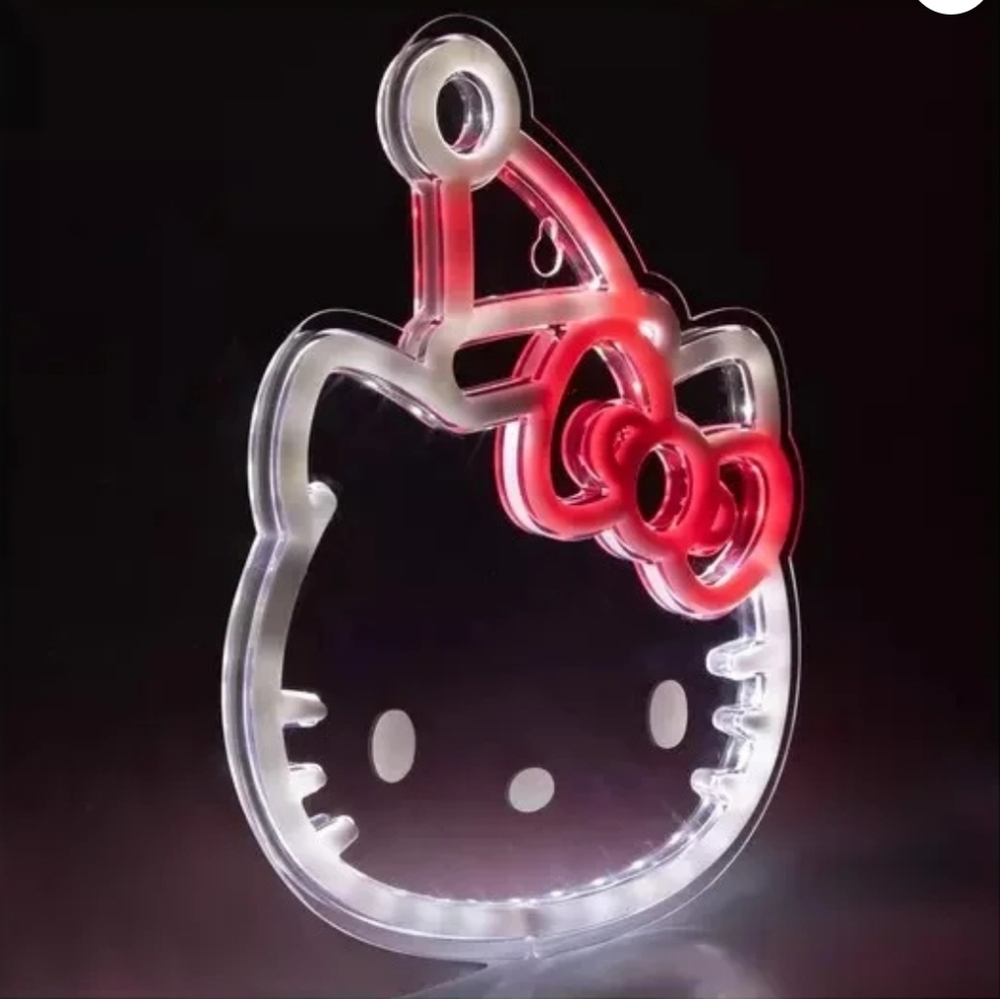 Hello Kitty Red and White Festive Light-Up Decor